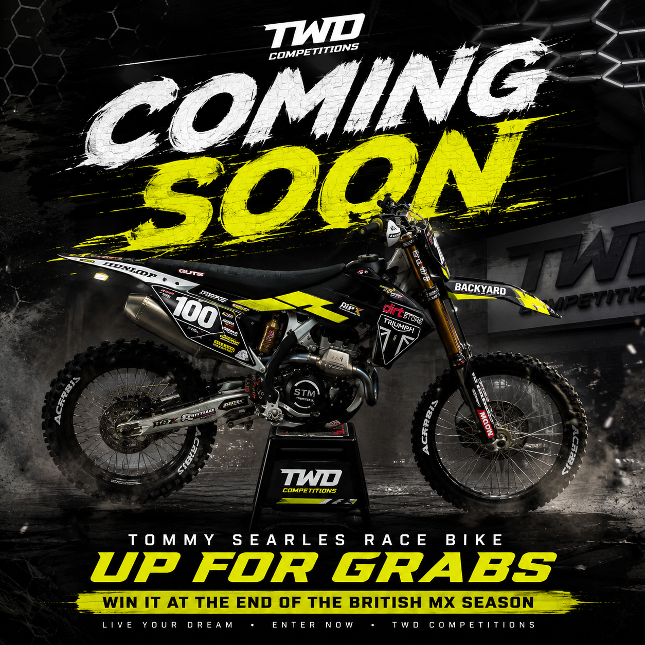 Coming Soon - Win Tommy Searle’s Championship Triumph Race Bike